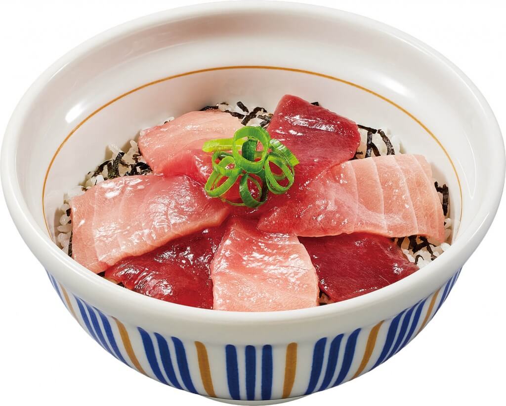 なか卯の『南まぐろ中とろ入り鉄火丼』