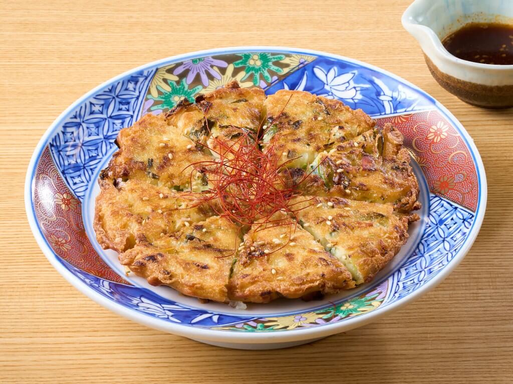 磯丸水産の『韓国フェア』-ニラチヂミ