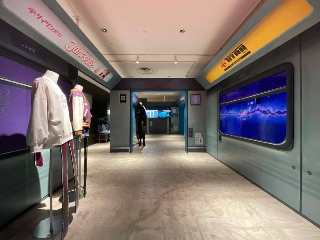 銀河特急 ミルキー☆サブウェイ 銀河の果てまでいってきました!展 in 札幌-展示内容