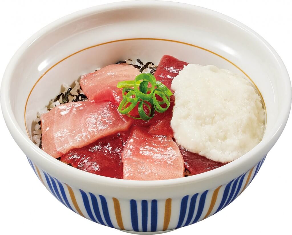 なか卯の『山かけ南まぐろ中とろ入り鉄火丼』