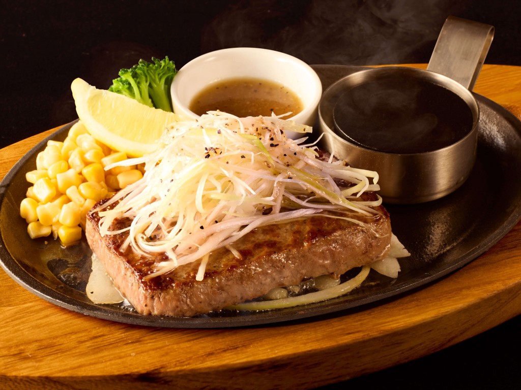 ココスの『ビーフハンバーグステーキ~ネギ塩レモン~』