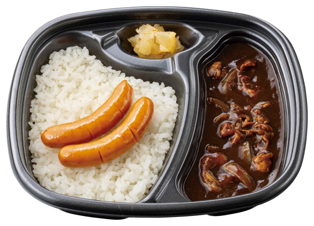 Hotto Motto(ほっともっと)の『玉ねぎのコクと牛肉の旨み プレミアム牛肉黒カレー(ウインナー)』