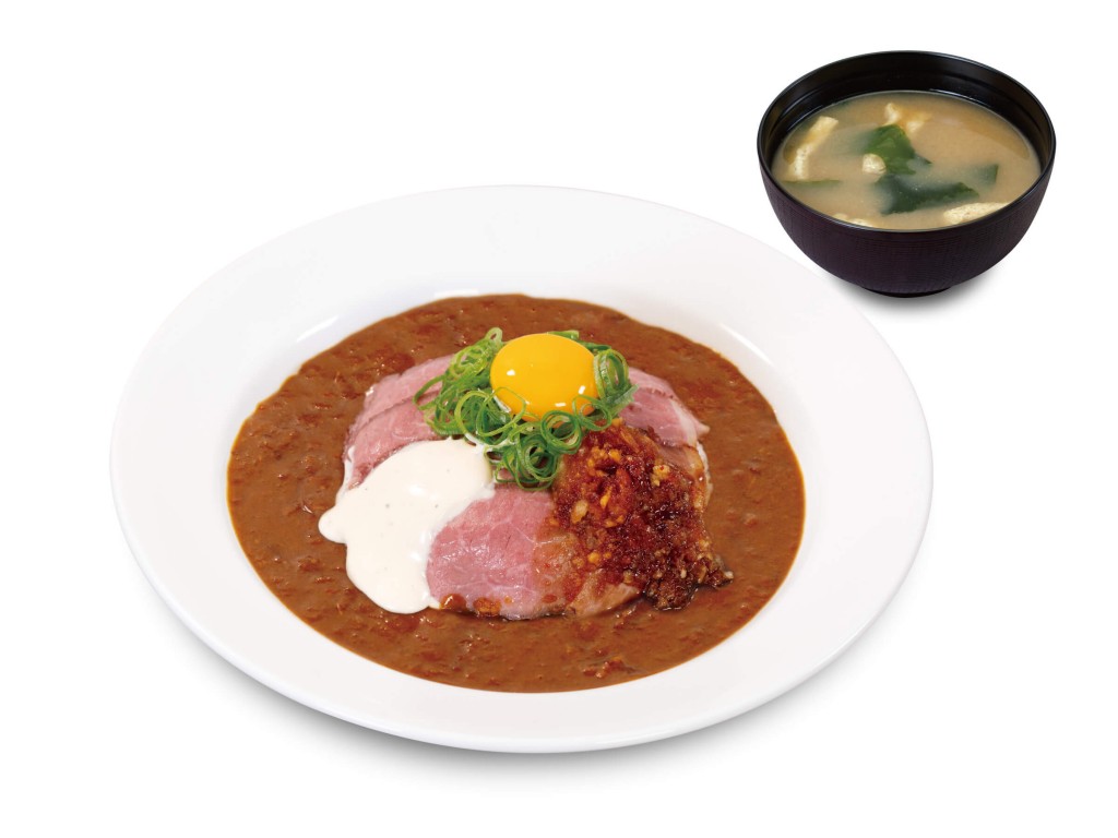 松屋の『松屋オリジナルソースローストビーフ創業ビーフカレー』