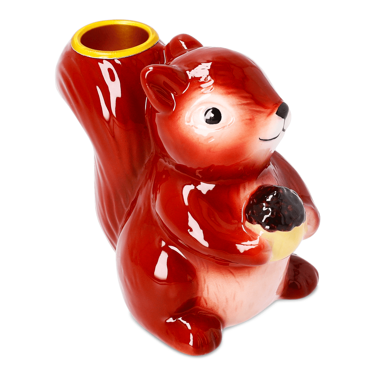 Flying Tiger Copenhagen(フライングタイガー)の『リスとキノコの小さな森』シリーズ-キャンドルホルダー（リス）
