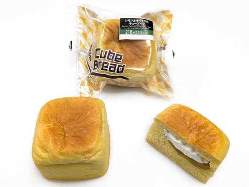 セブン‐イレブンの『レモン＆ホイップのキューブパン』
