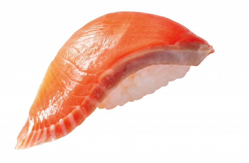 『はま寿司のにっぽん旨ねた祭り』-北海道水揚げ 秋鮭 100円(税込110円)
