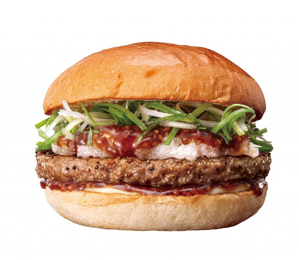 ゼッテリアの『にんにく醤油おろしビーフバーガー』