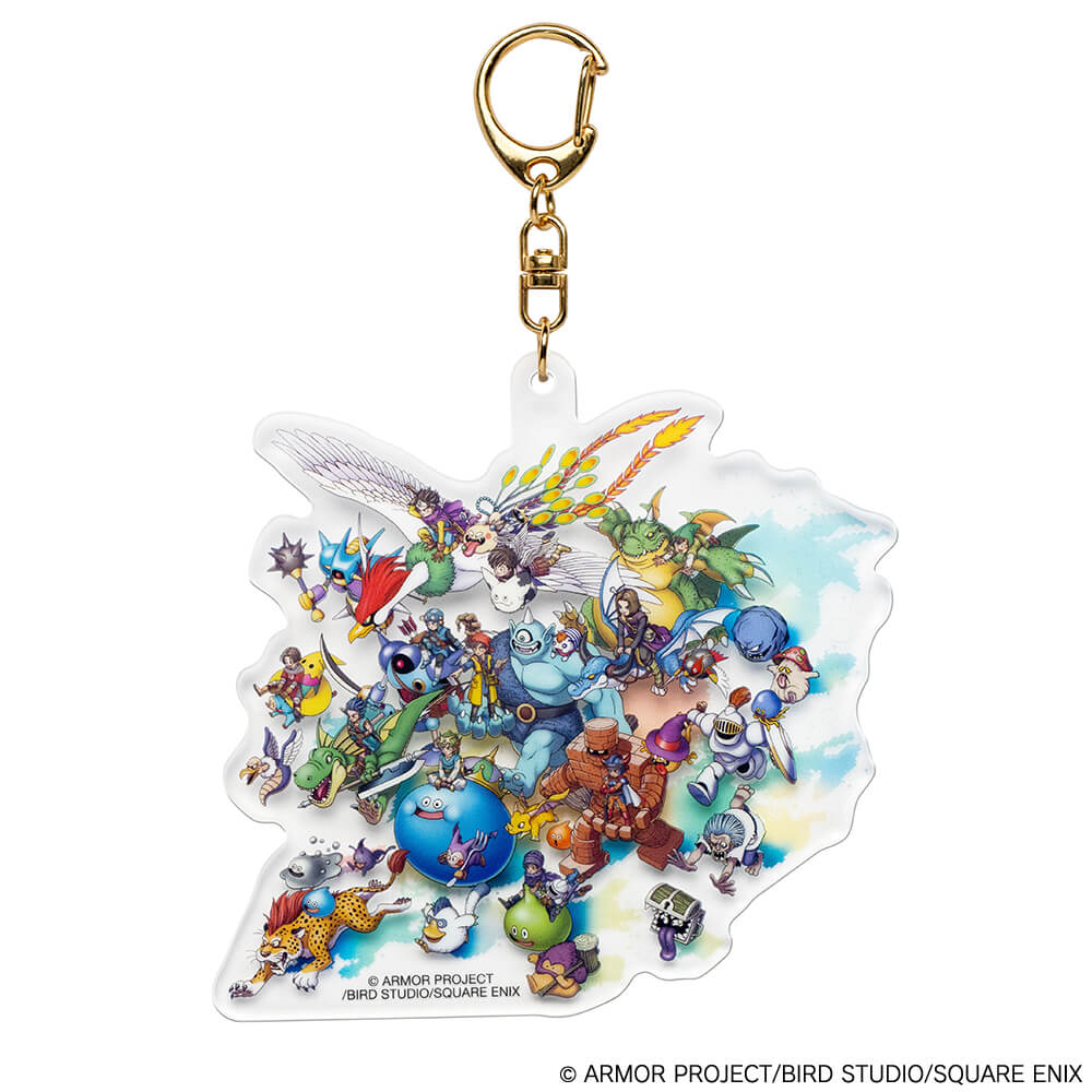 ドラゴンクエスト×ロフト グッズキャラバン 2026の『ドラゴンクエスト　アクリルキーホルダー　40周年記念Ver.』