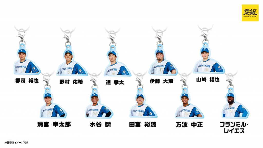 北海道日本ハムファイターズ めじるしチャーム 選手ver.