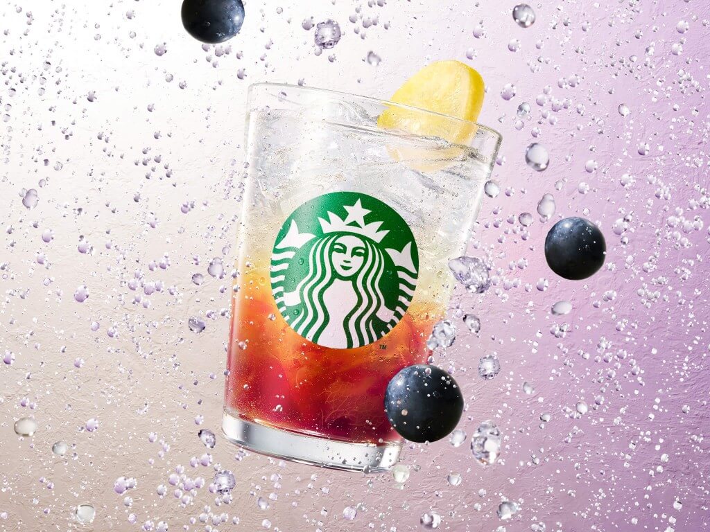 スターバックスの『チラックス ソーダ 巨峰』