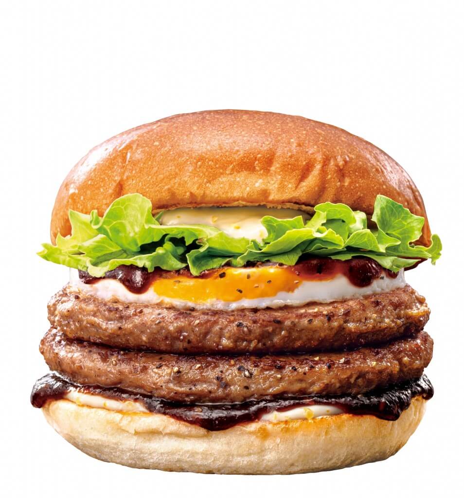 ゼッテリアの『ダブル絶品月見バーガー』