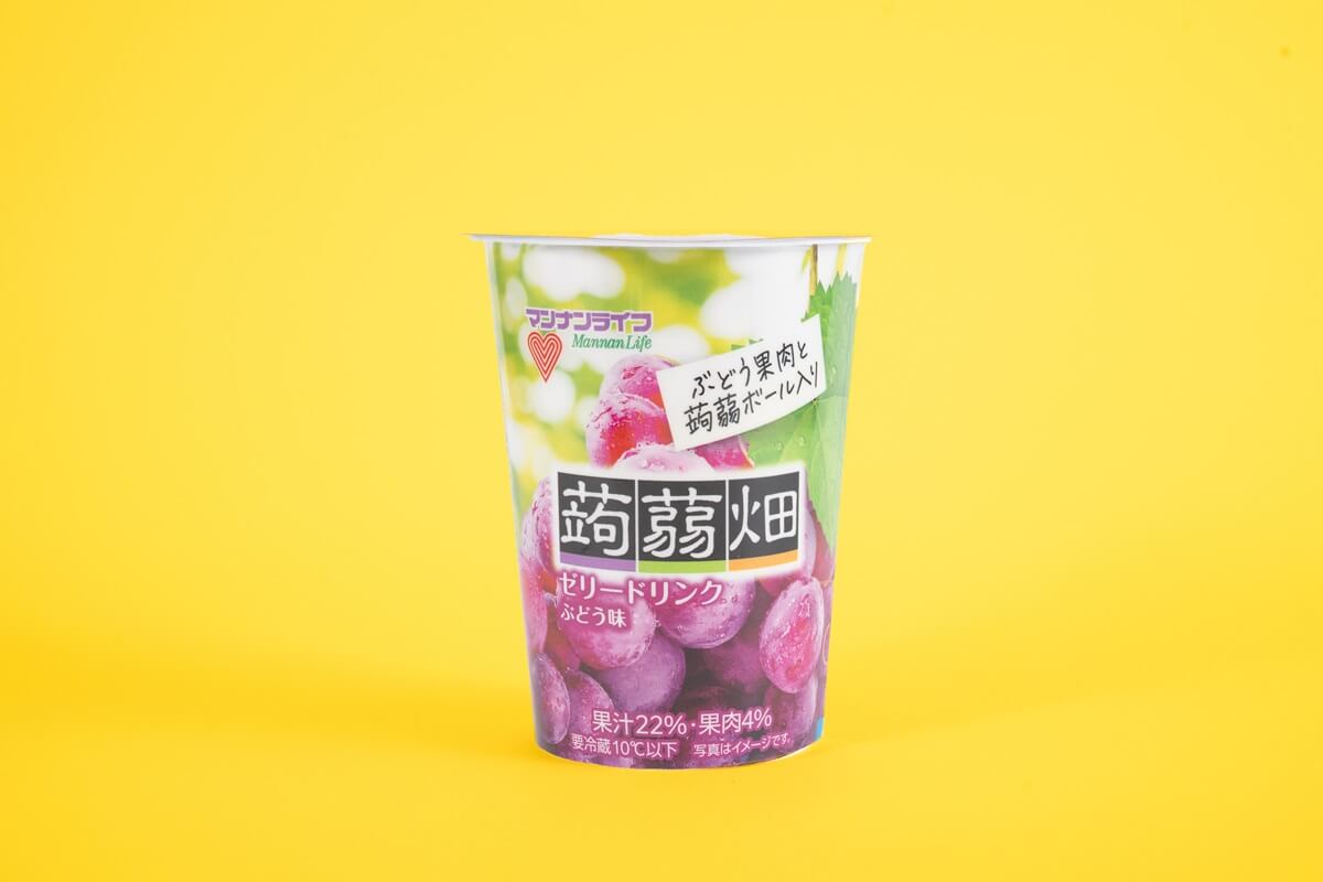 ファミリーマートの『蒟蒻畑ゼリードリンク　ぶどう味』
