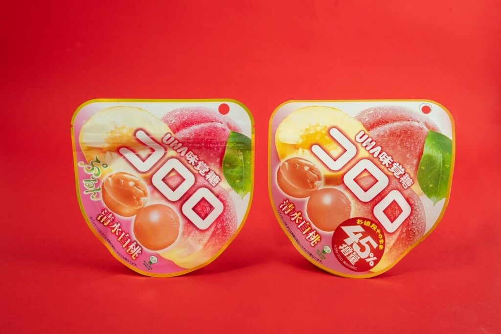 ファミリーマートの『お値段そのまま おかわり45%増量作戦』-コロロ 清水白桃