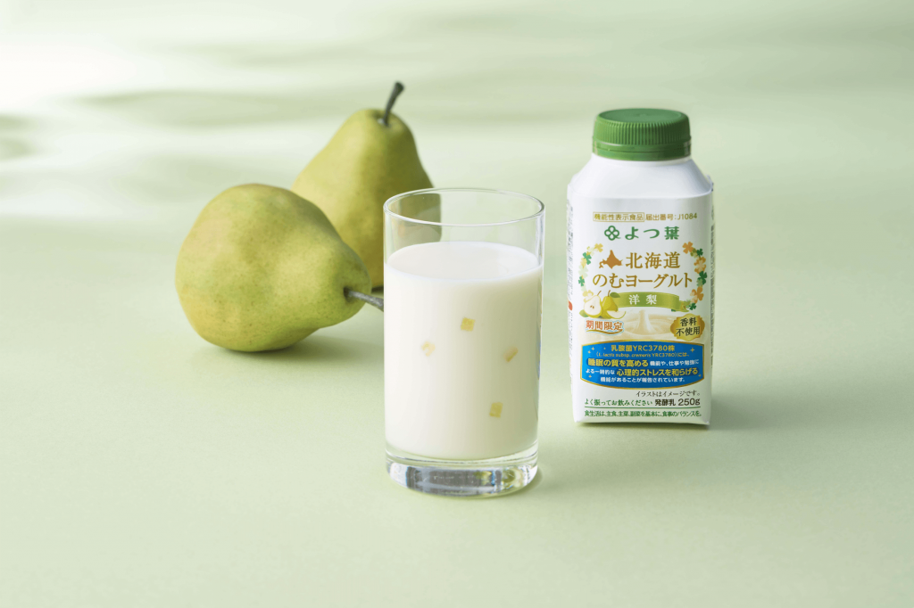 よつ葉乳業の『よつ葉 北海道のむヨーグルト 洋梨』