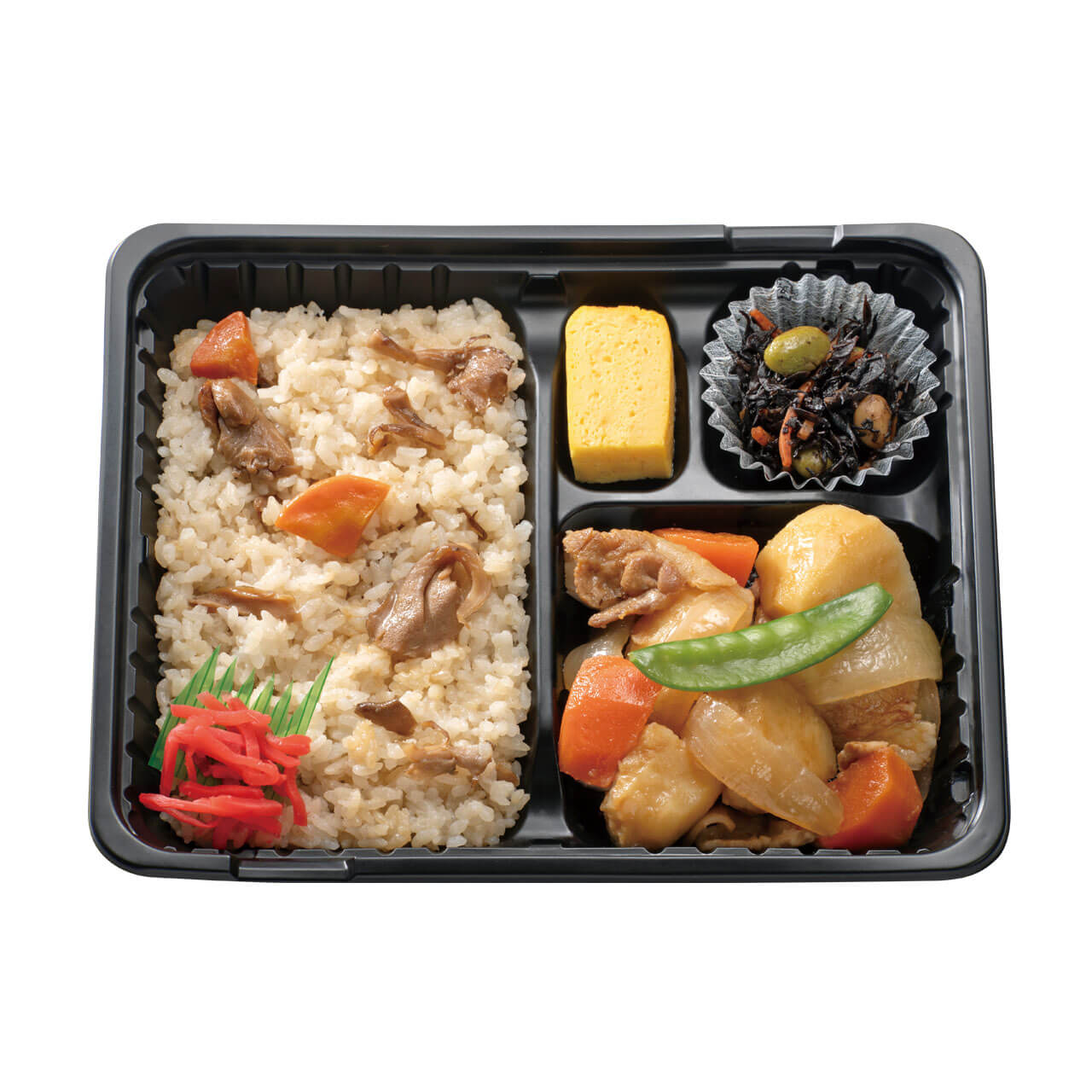 ベントスの『舞茸ご飯＆肉じゃが弁当』