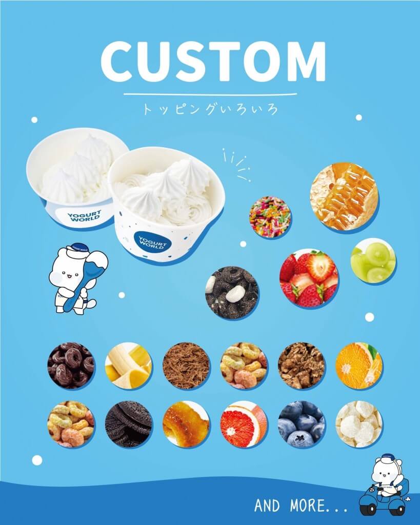 ヨーグルトワールド COCONO SUSUKINO店-トッピングメニュー