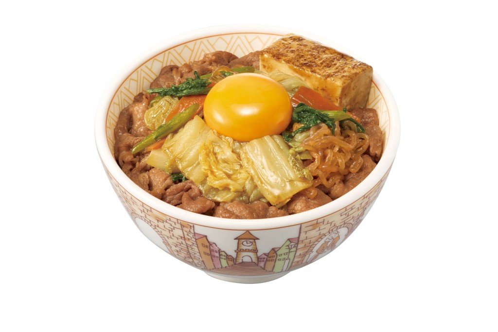 すき家の『月見すきやき牛丼』