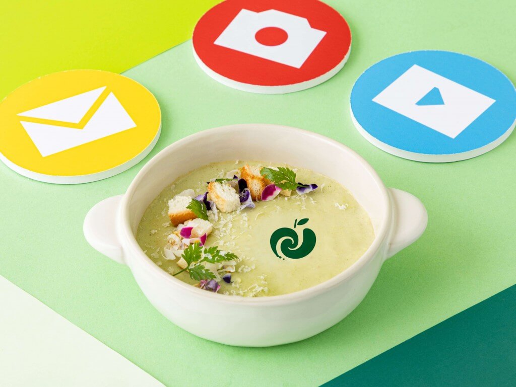 Ringo Jam Caféの『Ringo Jam ほうれん草ポタージュ』