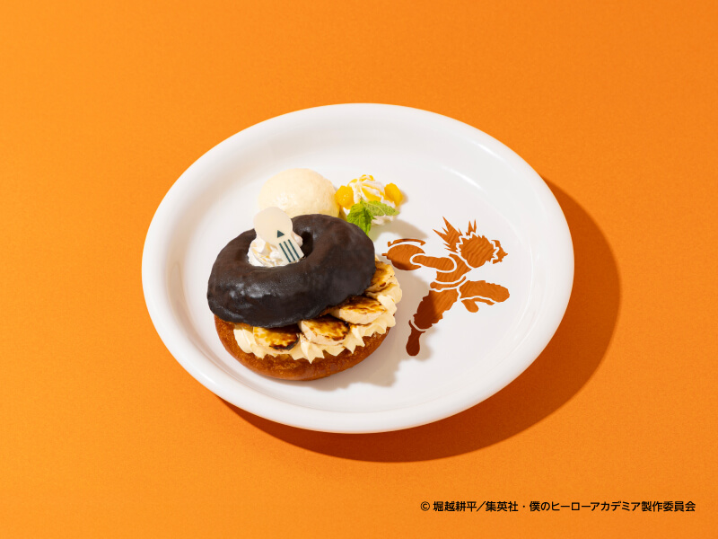 僕のヒーローアカデミアカフェーWE ARE HERO HOLICSーの『【爆豪勝己】バナナカスタードドーナツ』