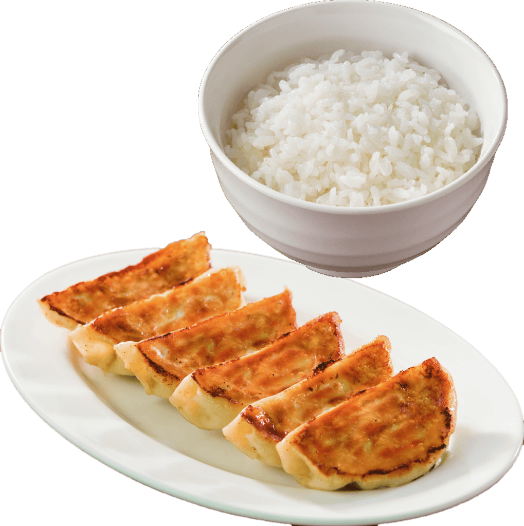 バーミヤンの『本格焼き餃子[6コ]・ごはんセット』