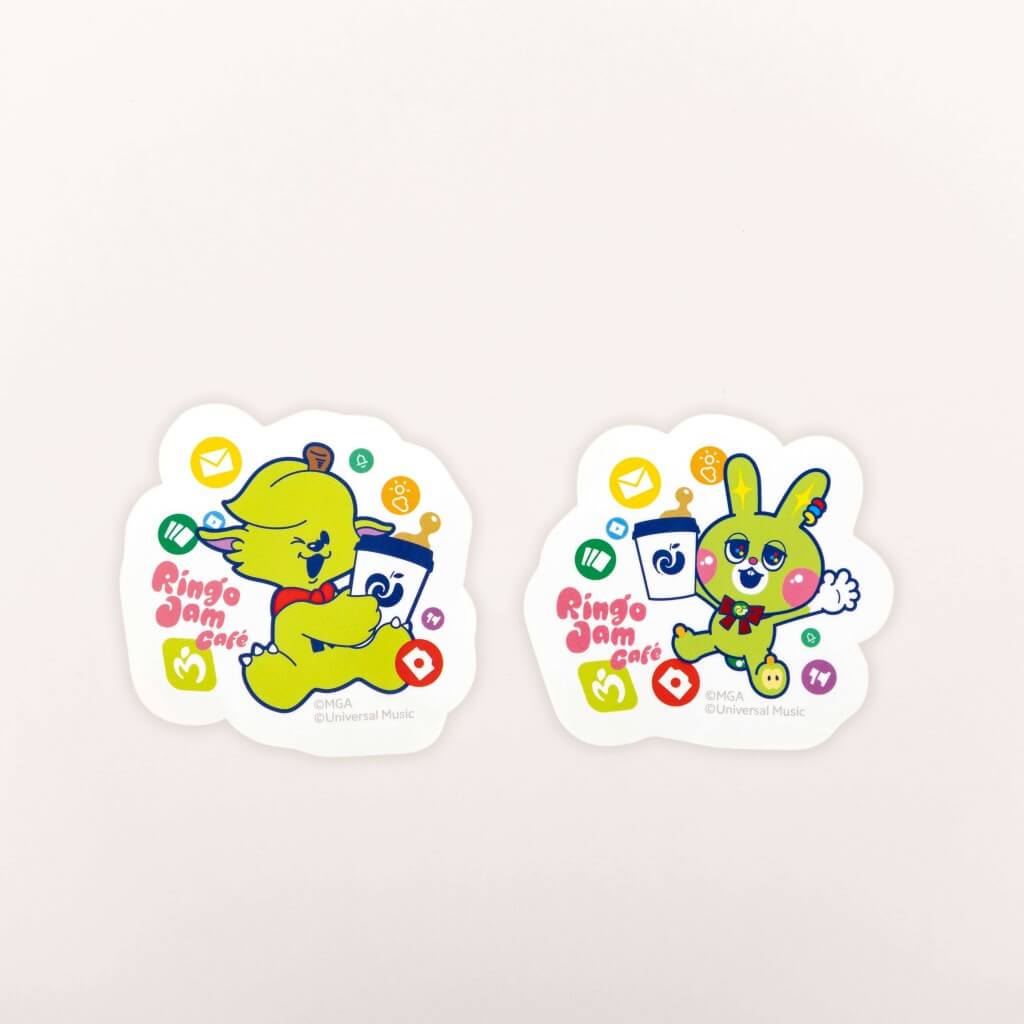 Ringo Jam Caféの『メメル＆ジャミーのステッカーセット』