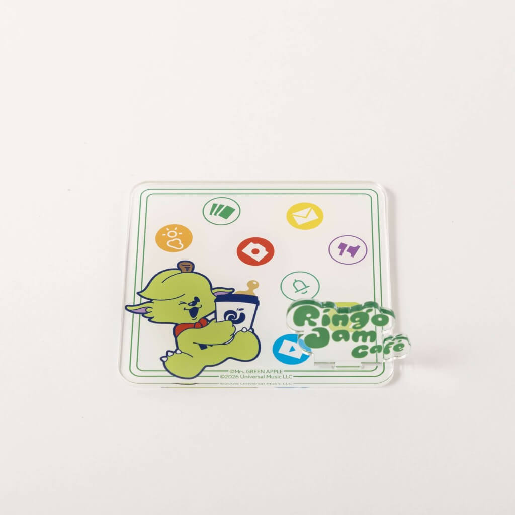 Ringo Jam Caféの『メメルと一緒！アクリルスタンドコースター』