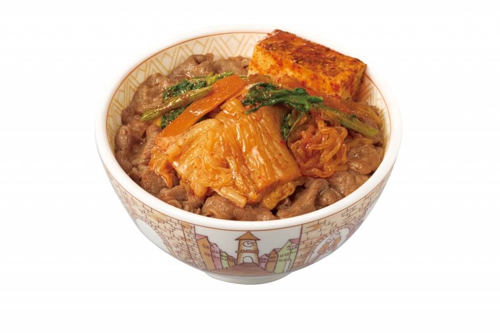 すき家の『辛旨すきやき牛丼』