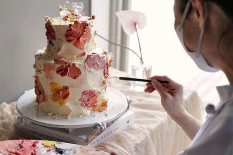 フランセスファーム-ウェディングケーキ制作の一例
