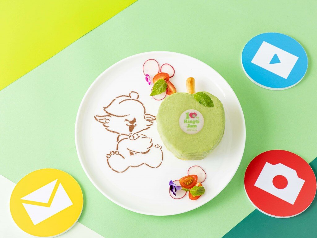 Ringo Jam Caféの『メメルと一緒！もぐもぐお食事パンケーキ』
