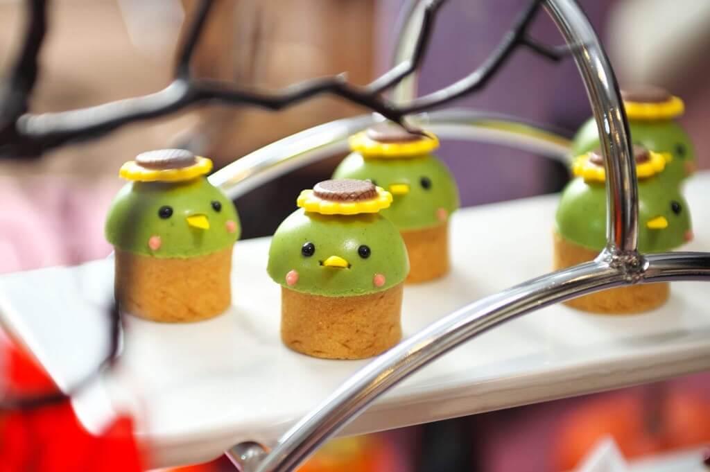 京王プラザホテル札幌の『ハロウィンデザートブッフェ』-抹茶のタルト