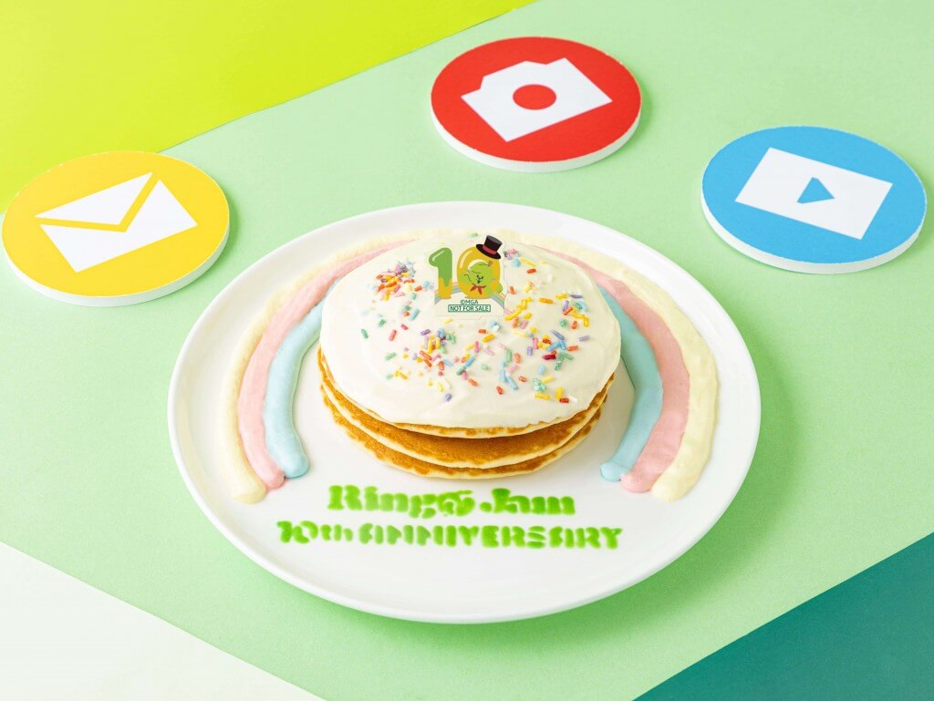 Ringo Jam Caféの『Ringo Jam 10th Anniversary パンケーキ』