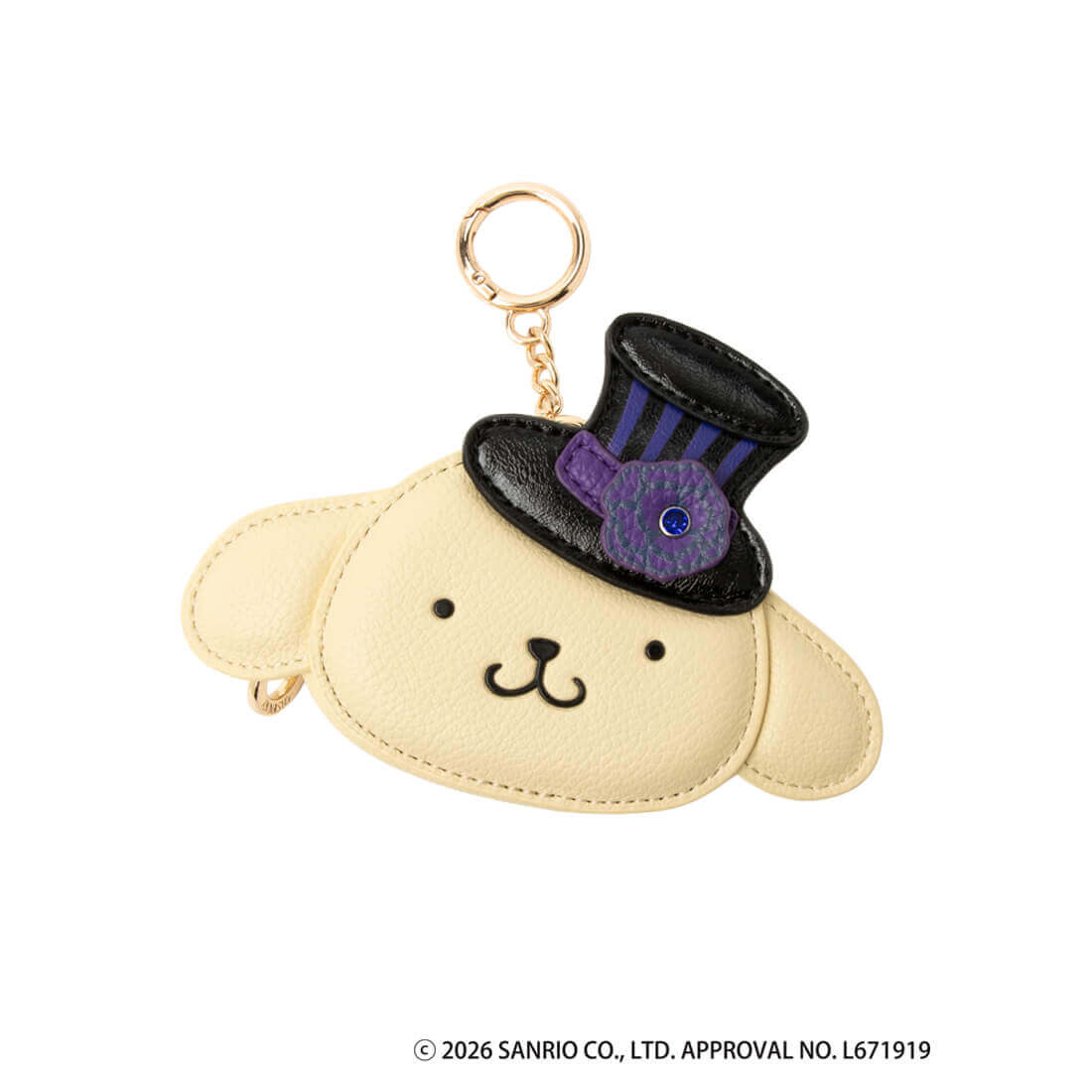 ANNA SUI(アナ スイ)×ポムポムプリン『顔型ポーチチャーム』