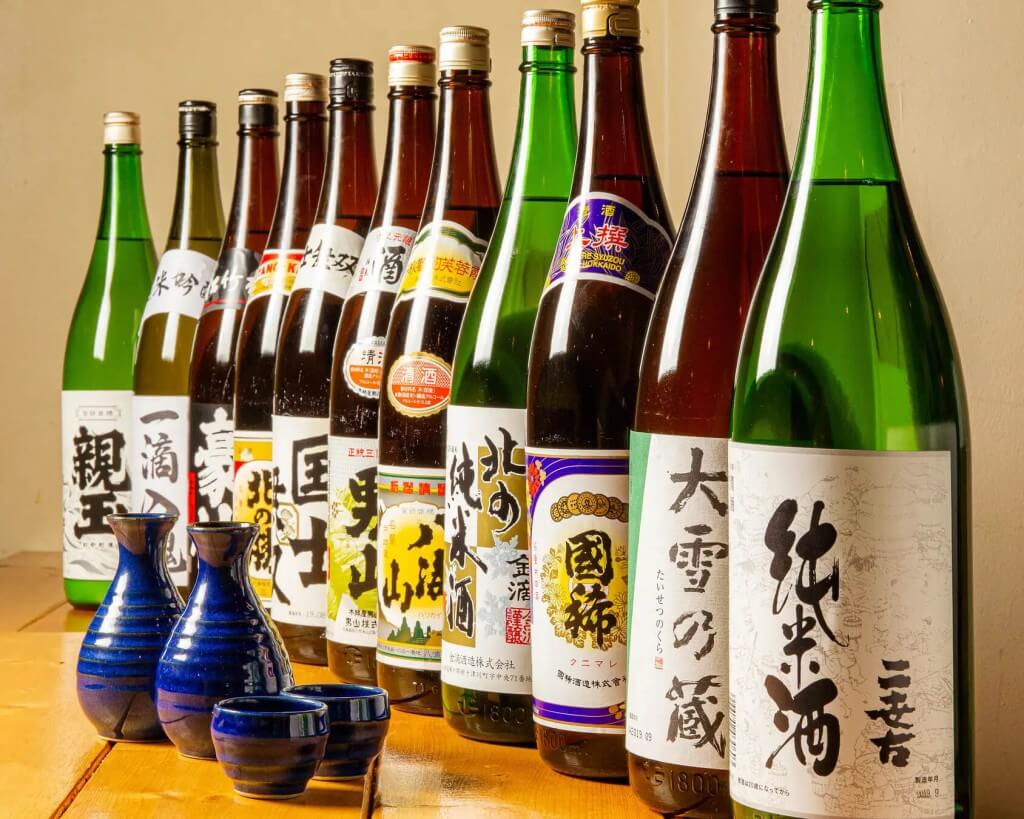 北海道海鮮 個室居酒屋 うおっと 魚人のお酒