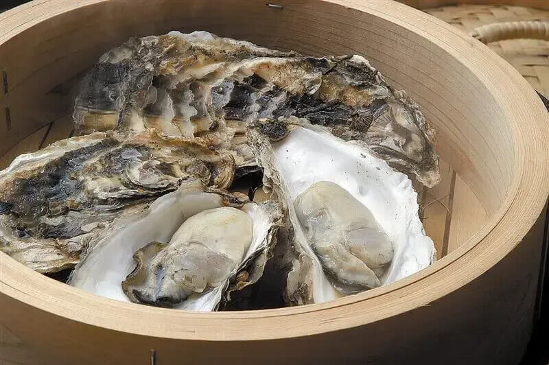 つながる食のフェスタ in 札幌の『蒸し牡蠣』