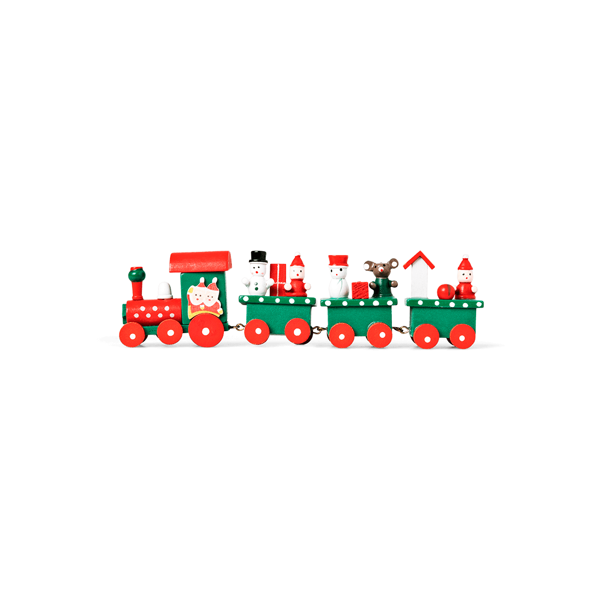 Flying Tiger Copenhagen(フライングタイガー)の『おちゃめなサンタシリーズ』-クリスマストレイン