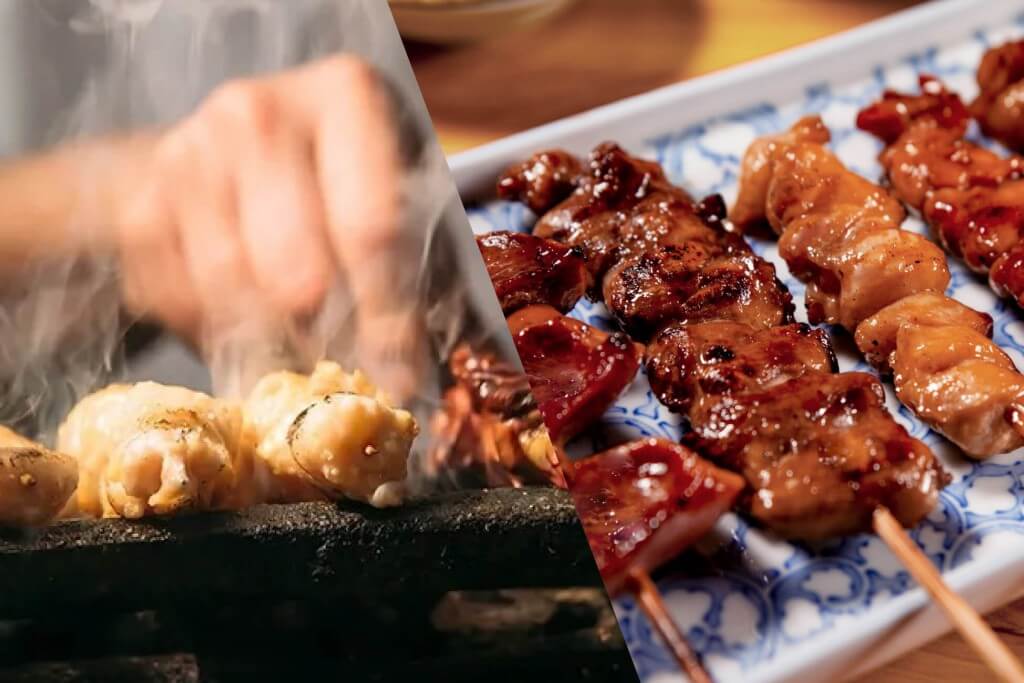 焼き鳥食べ飲み放題 おすすめ屋の『厚切りタン串』