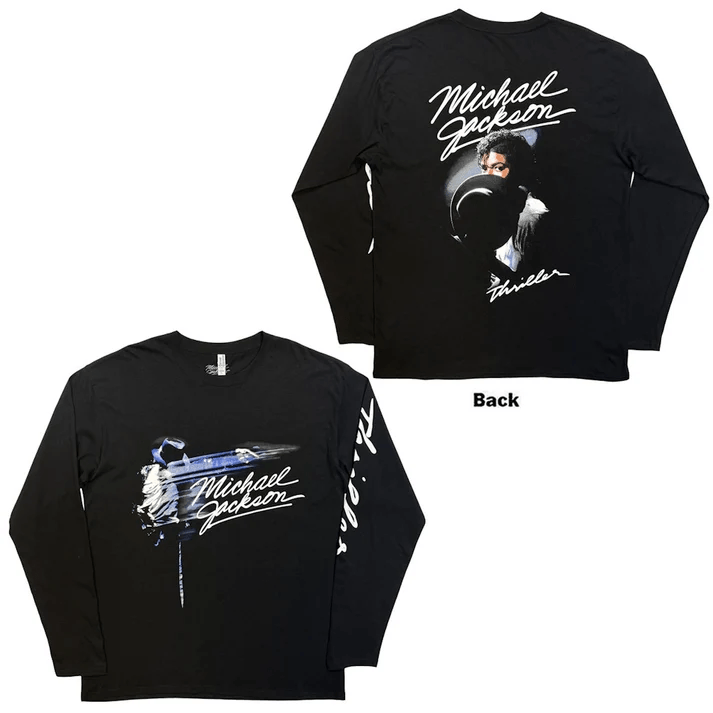 マイケル・ジャクソン公式グッズ・ストア「KING OF POP」-Thriller / Hat Poses 長袖Tシャツ