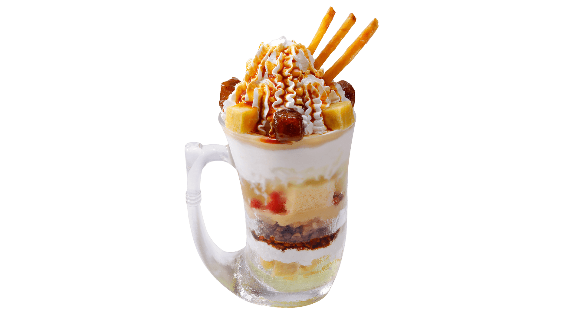 びっくりドンキーの『ジョッキパフェ(おいも)』