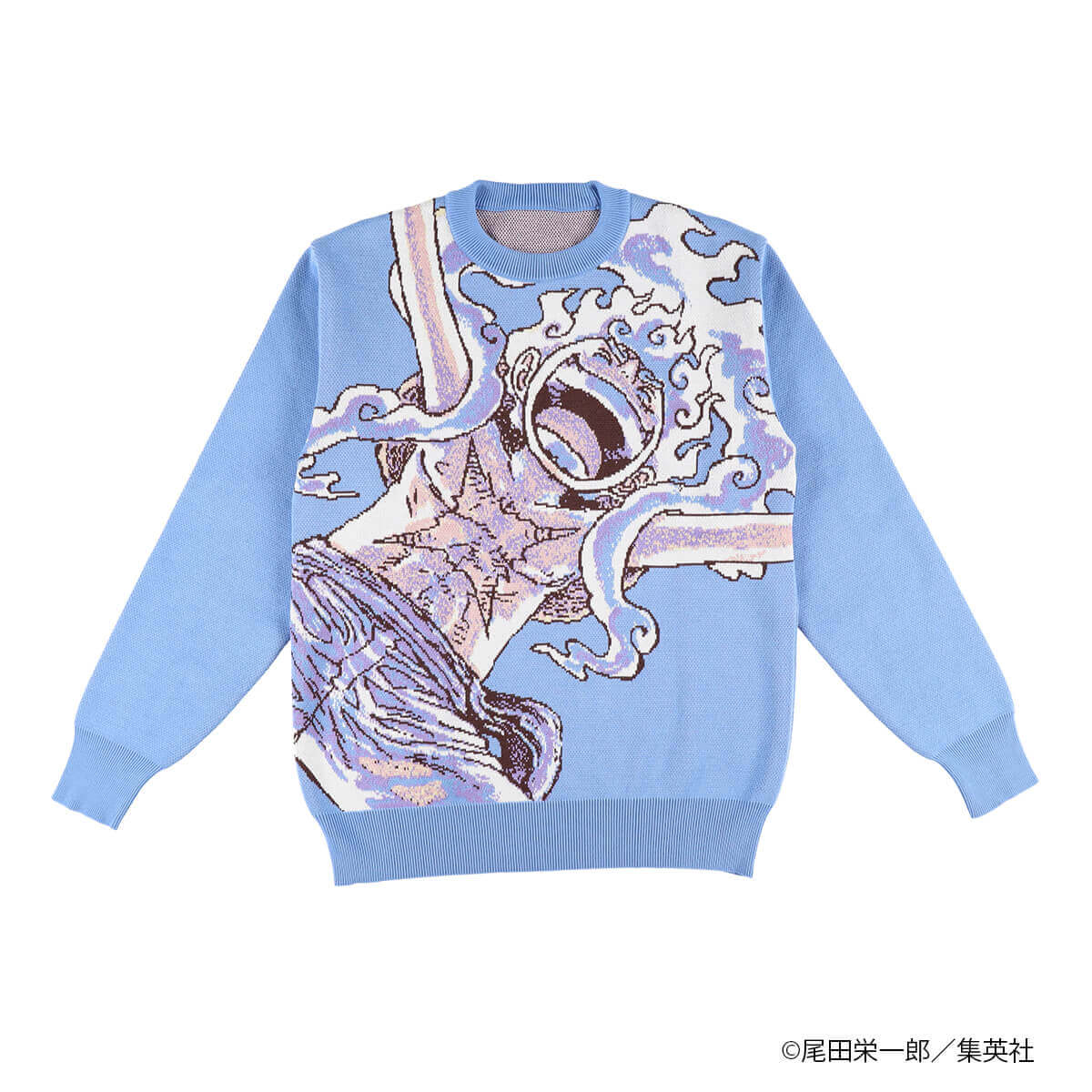 RofJ BY JUMP SHOP POP UP SHOPの『『ONE PIECE』CREW NECK KNIT #1ルフィ M／L』